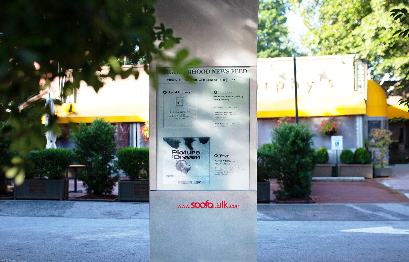 High+Museum+of+Arts+campaign+on+Soofa+Sign